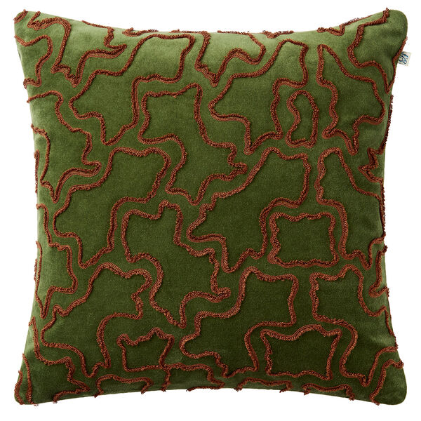 Ganga Tyynynpäällinen Terracotta / Cactus Green