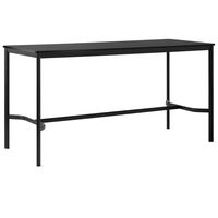 Drip HW62 Barbord 80x190 cm Sort Laminat / Sort