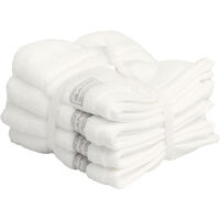 Premium Håndklær 30x30 cm 4-pk Hvit