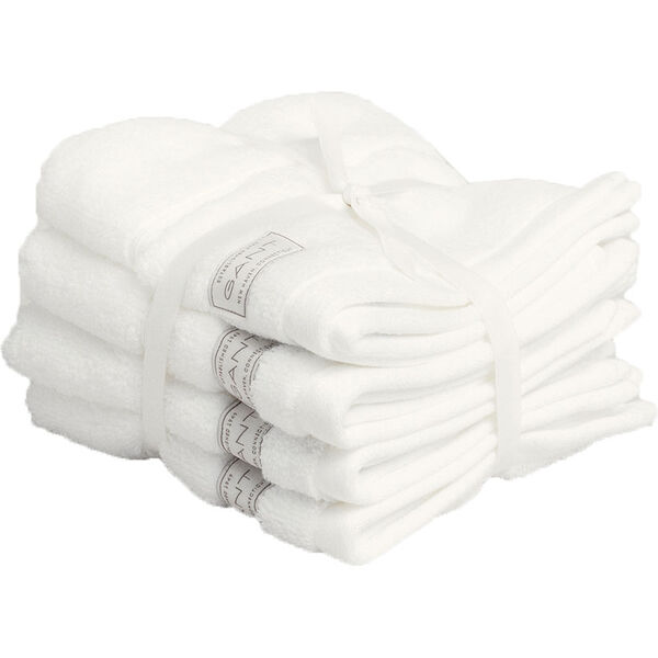 Premium Handdukar 30x30 cm 4-pack Vit