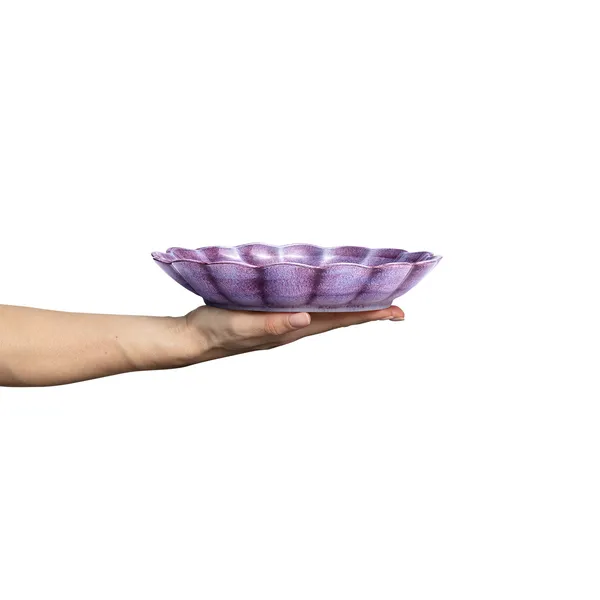 Oyster Skål 24 cm Violet