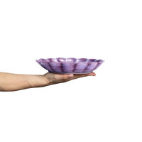 Oyster Skål 24 cm Violet