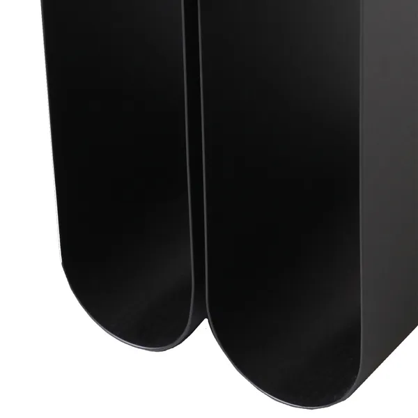 Curved Sidobord Svart