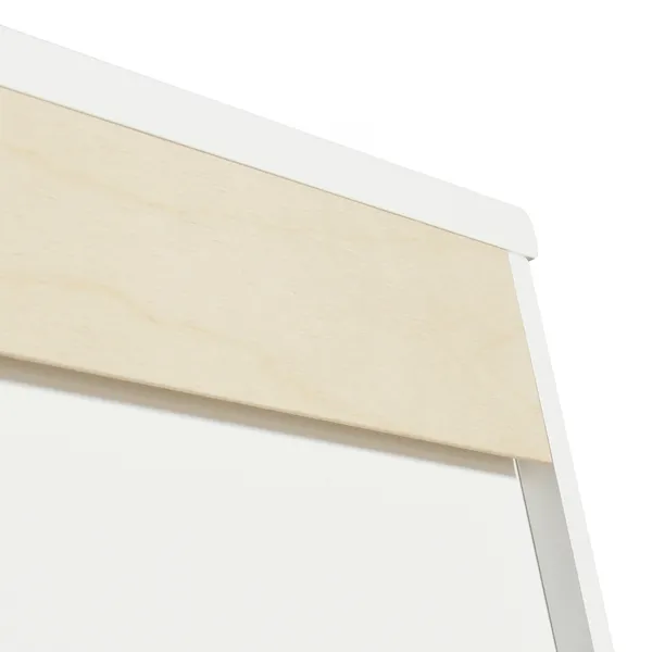 Wood Hyllenhet 3x2 Horisontal med Stöd Vit