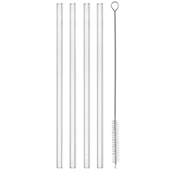 Viva Sugrör 4-pack Glas