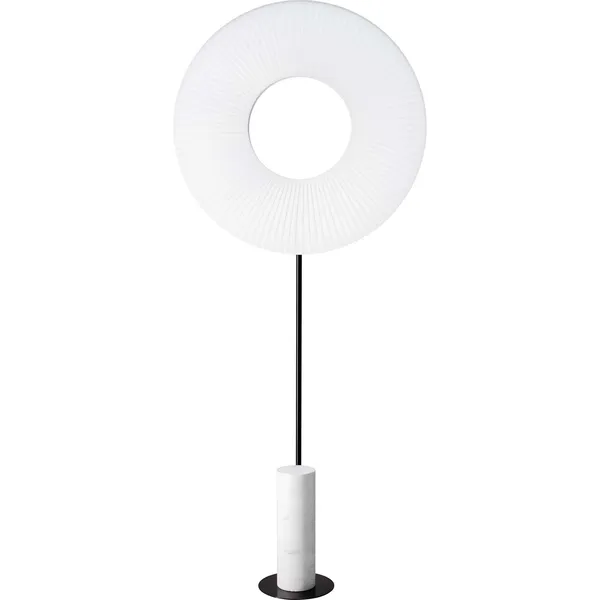 Iris Totem Golvlampa 78 cm Vit / Vit Marmor