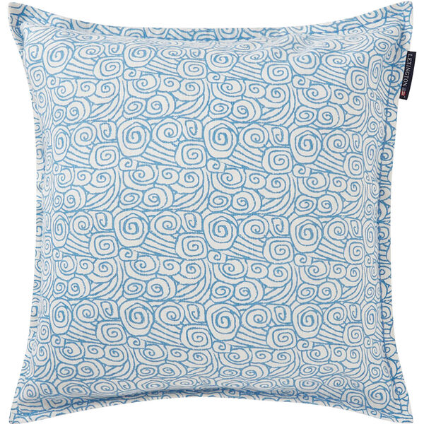 Waves Tyynynpäällinen 50x50 cm Valkoinen/Sininen