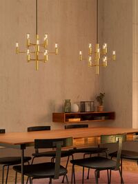 Manola Mini Lysekrone Satin Brass