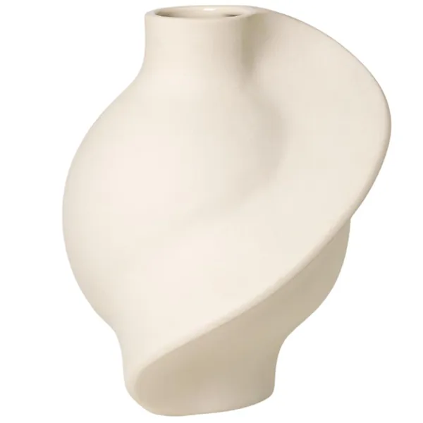 Pirout 01 Vaasi 25 cm Raw White