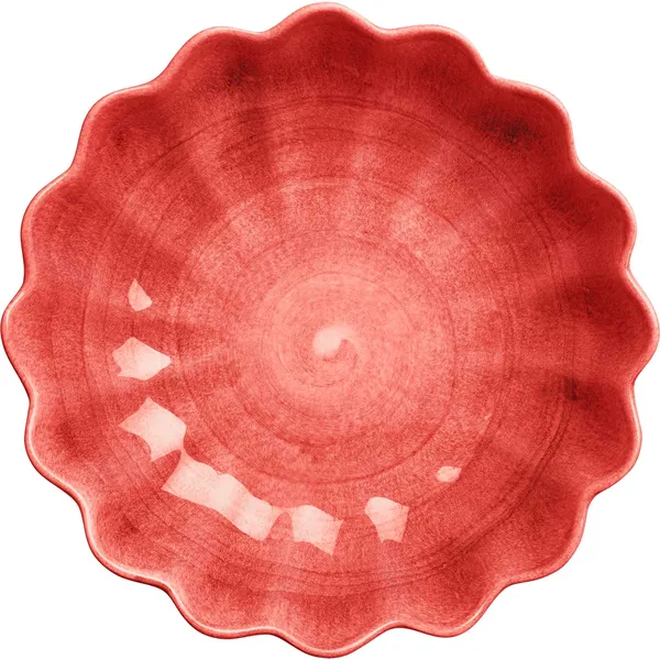 Oyster Skål 24 cm Rød