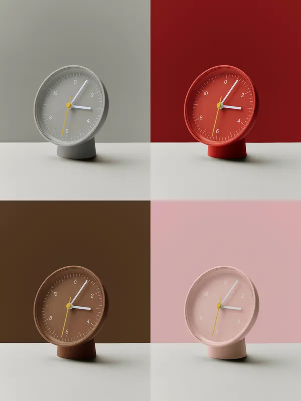 Table Clock (Recycled) Grey