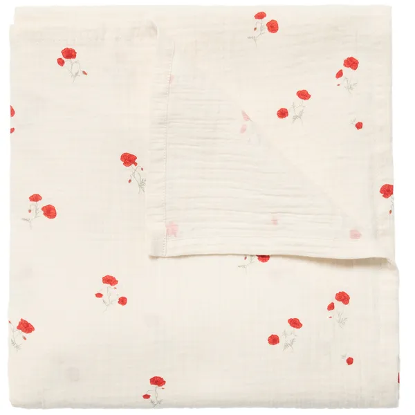Poppy Babyfilt Muslin 110x110 cm