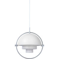 Multi-Lite Pendel 36 cm Krom / Hvid Semi-mat