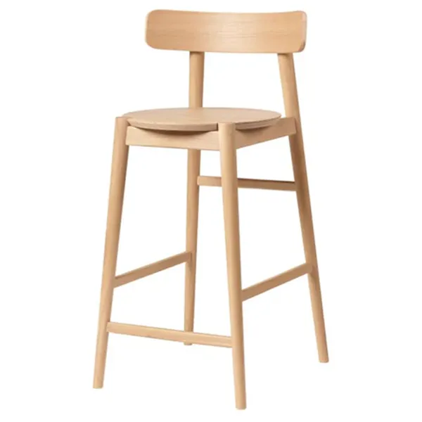 J185 Øst Barstol Eik 65 cm