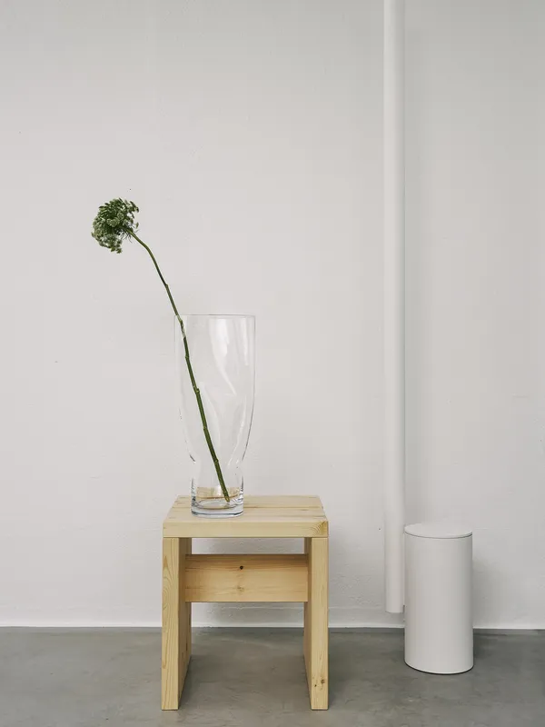 Squeeze Vase 50 cm Klar