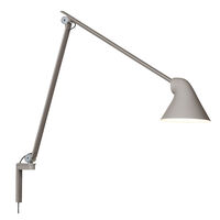 NJP Væglampe Lang arm Hvid