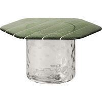 Striche Coffee Table Orange / Transparent