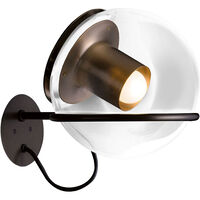The Globe 727 Vägglampa Satin Gold / Anodiserat Brons