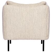 Tiki Armchair S W:70 cm Black Legs / Sand