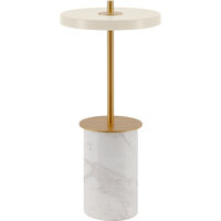 Asteria Move Mini Bordslampa Portabel Vit Marmor