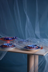 Oyster Tallerken Light blue 28 cm