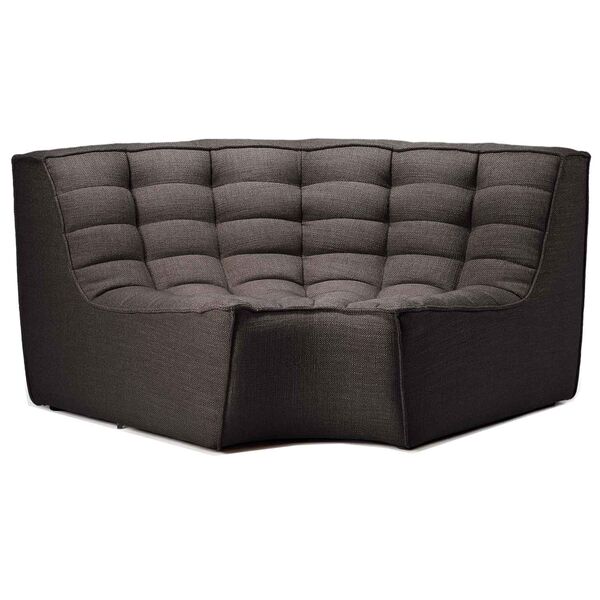 N701 Hörnsoffa runt hörn Dark Grey