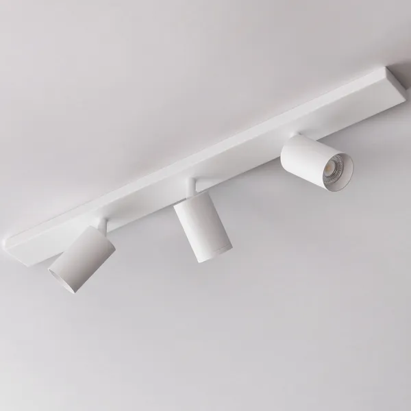 Canspot 57 Triple Bar Spotlight Hvit / Messing