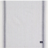 Icons Striped Organic Cotton Oxford Serviet Beige / Hvid