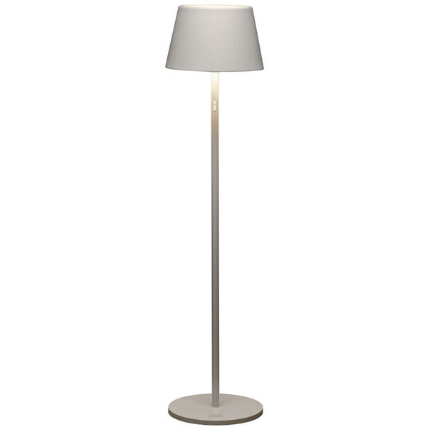 Pomezia Gulvlampe Bærbar Hvit
