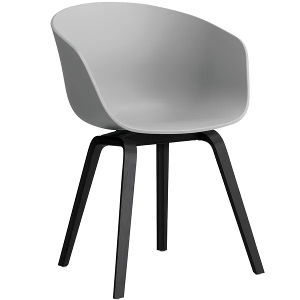 AAC 22 2.0 Armstol Sortlakeret Eg / Concrete Grey