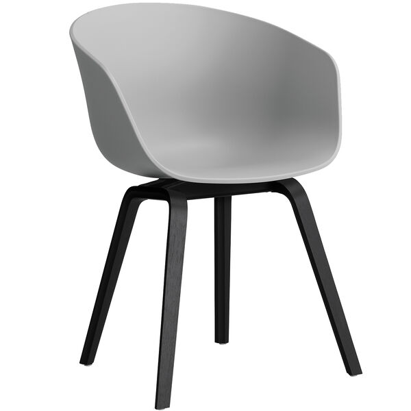 AAC 22 2.0 Armstol Sortlakeret Eg / Concrete Grey