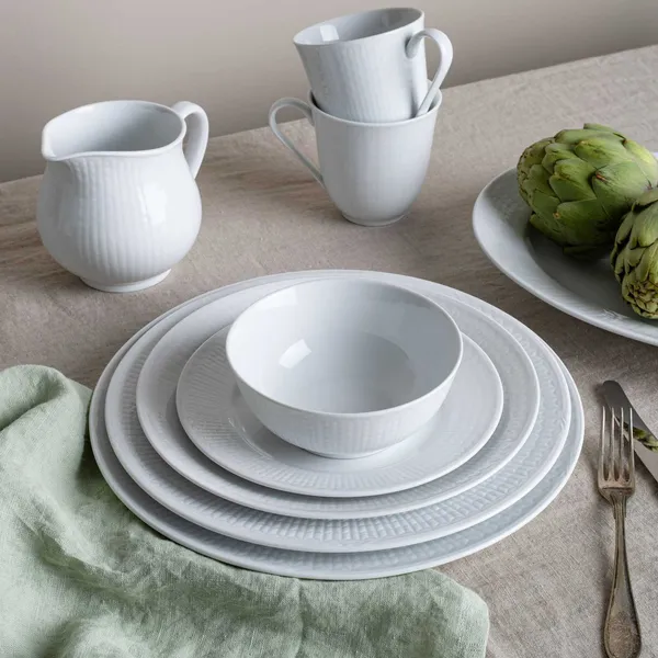Swedish Grace Tallrikar 27 cm 4-pack Snö