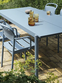 Linear Bord Stål 90x220 cm Pale Blue