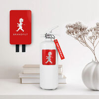 Brandfilt Design Röd
