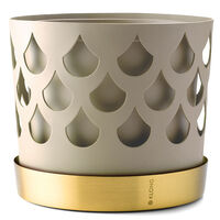Trio Drop Krukke Beige 18 cm / Medium