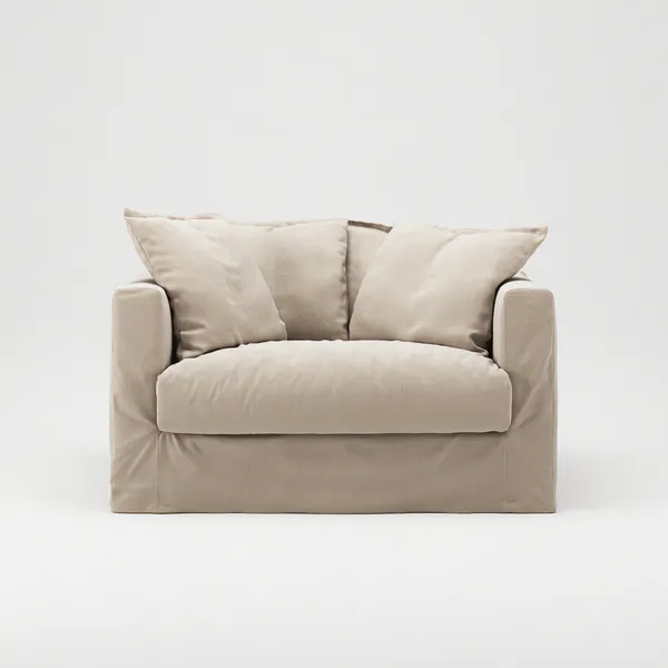Le Grand Air Love Seat Bomull Beige