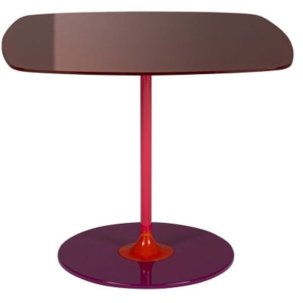 Thierry Sofabord 50x50 cm Bordeaux