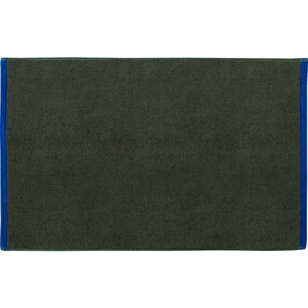 Soft Bademåtte 50x80 cm Lyseblå / Olivengrøn