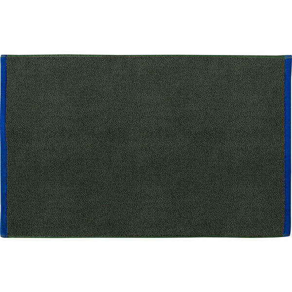 Soft Badematte 50x80 cm Lyseblå / Olivengrønn