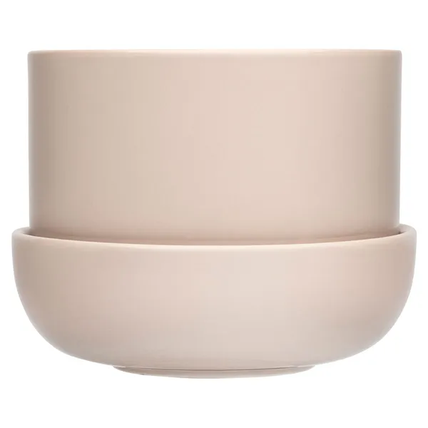 Nappula Krukke med Tallerken 17x13 cm Beige