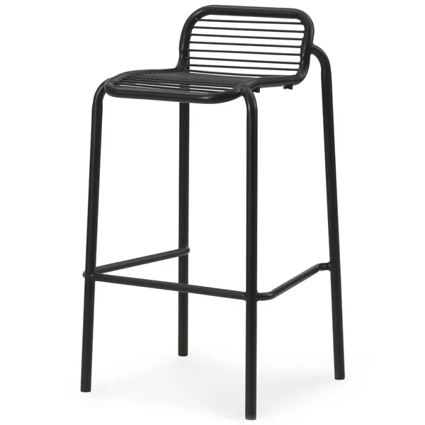 Vig Barstol 75 cm Sort