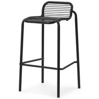 Vig Barstol 75 cm Sort