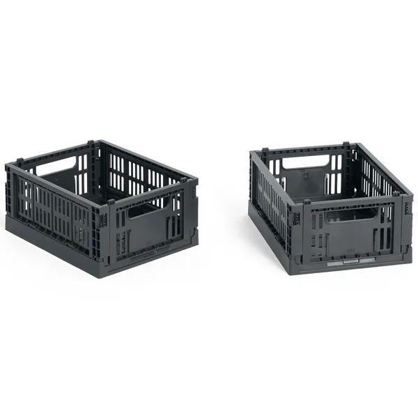 Colour Crate Mini Oppbevaring 2-pk Charcoal