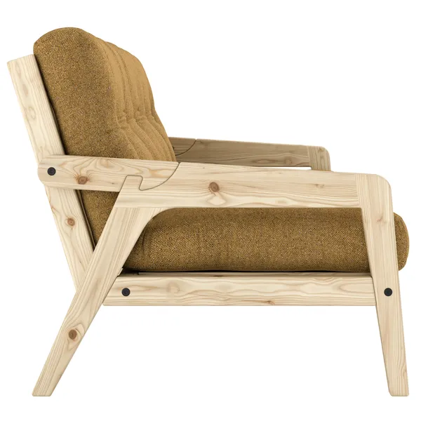 Grab Sofa Bed Raw / Golden Ochre