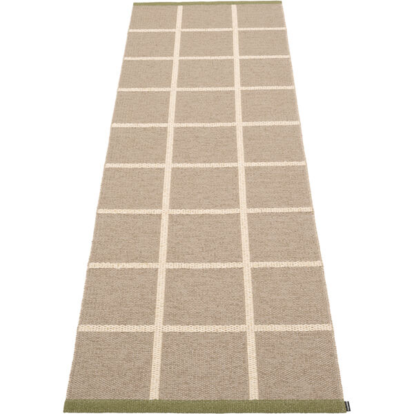 Criss Plastmatte Potato / Cream / Pine 70x225 cm