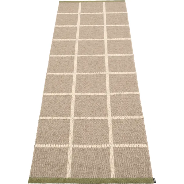 Criss Plastikmåtte Potato / Cream / Pine 70x225 cm
