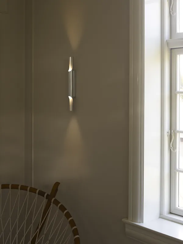 PAN 38 Vegglampe Aluminium