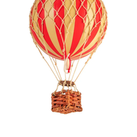 Floating The Skies Kuumailmapallo 13x8.5 cm True Red