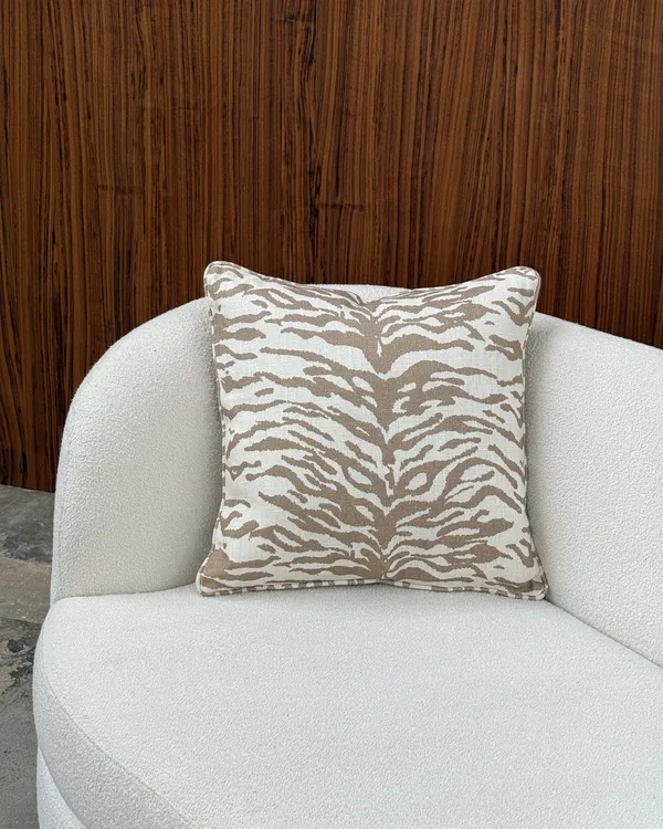 Norell Pude 50x50 cm Beige / Tiger