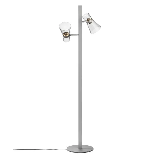 Floor Lamp Cone 2 Silver
